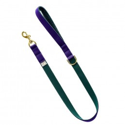 luxury purple dog lead and collar doggie apparel