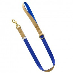 luxury blue dog lead and collar doggie apparel