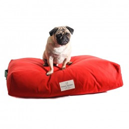 doggie apparel luxury red dog bed 'king'