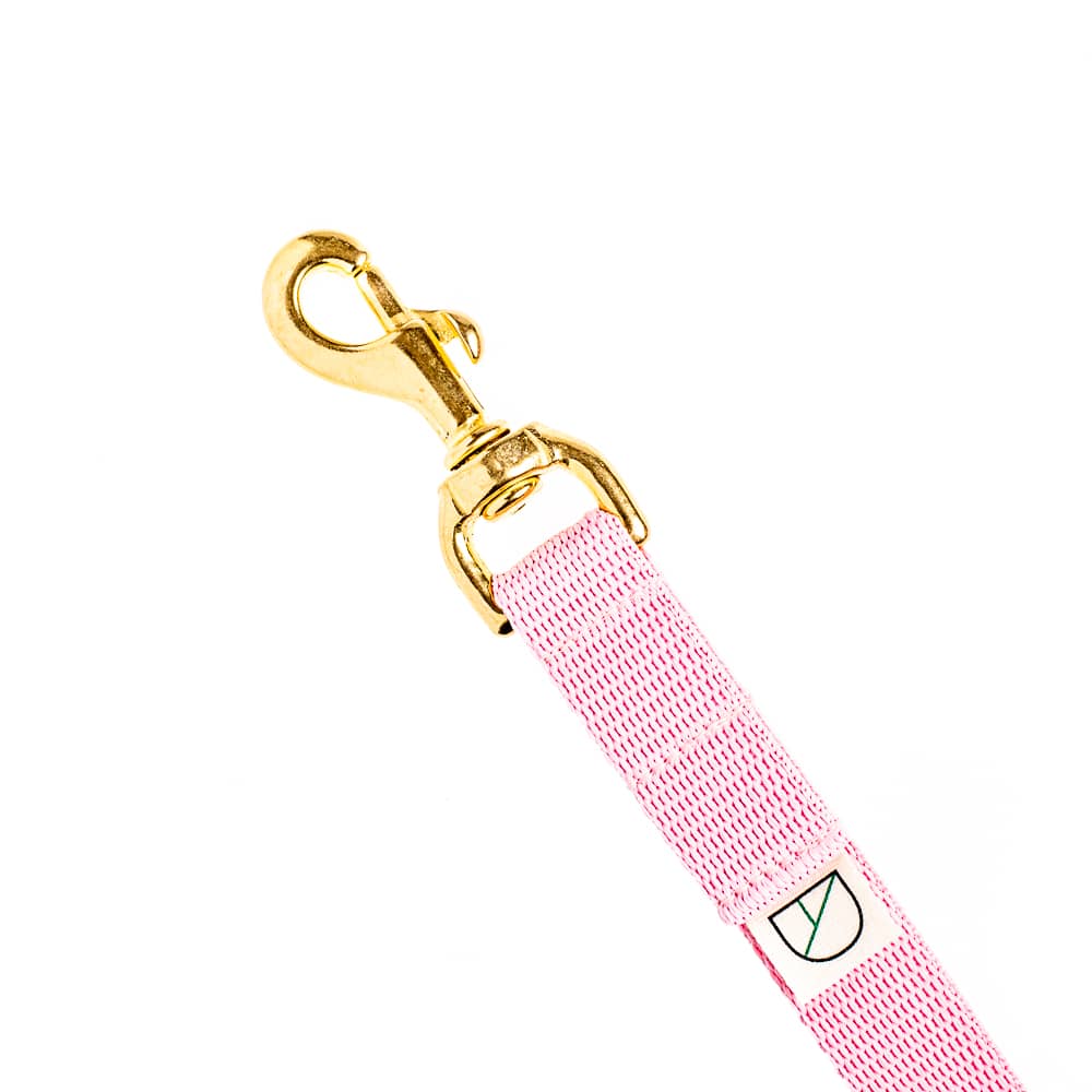 doggie apparel luxury handsfree dog lead in baby pink