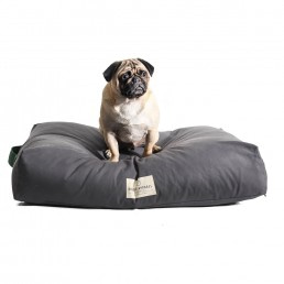 doggie apparel luxury grey dog bed 'zion'