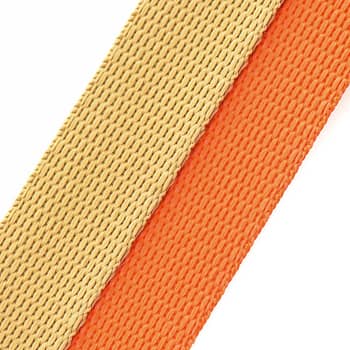 'lombard' beige / orange webbing combo