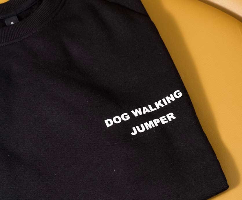 black doggie apparel sweatshirt